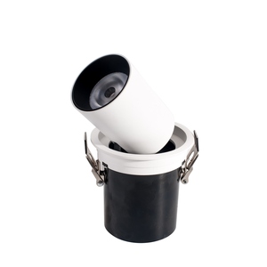 360 derece serbestçe ayarlanabilir 15Watt 25Watt 35Watt Anti parlama katlanabilir tavan gömülü Led Downlight yüzeye monte spot - Product Image 2