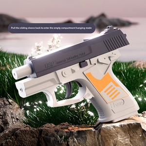 USP Kidsrenの自動リロードプラスチック水鉄砲子供用クロスボーダー小型大容量屋外バーストプッシュ型水玩具 - Product Image 4