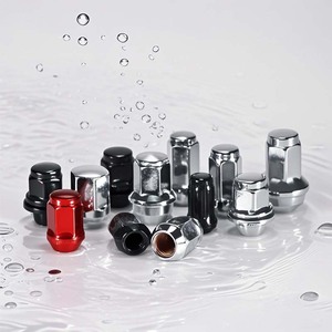 Nhà máy phong cách Chrome kẽm kết thúc màu đen bạc acorn Mag <span class=keywords><strong>Lug</strong></span> Nut M12x1.5 14x1.5 12x2 14x2 tùy chỉnh - Product Image 1