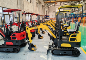 Yan salıncak fonksiyonu ile ekskavatör aksesuarları ile donatılmış şantiyeler için çok fonksiyonlu kullanım Mini ekskavatör 1ton - Product Image 4