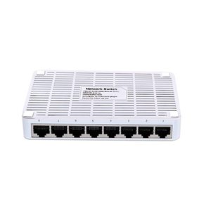 快速以太网交换机8端口10/100/1000Mbps LAN集线器迷你台式网络交换机，带塑料外壳 - Product Image 5