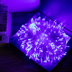 8 Mode Bright <strong>LED</strong> Rope <strong>Lights</strong> Multicolor Shatterproof <strong>String</strong> Lighting for Indoor/Outdoor Christmas Decor 10m for Tree Fence - Product Image 3