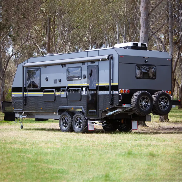 Rafforzare Telaio Off Road Trailer di Viaggio di Campeggio Casa Mobile Camper Camper Ibrido Caravan Australiano Standard