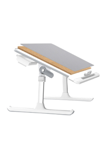 Altura dobrável ajustável ergonômica, altura dobrável para laptop mesa cama computador portátil