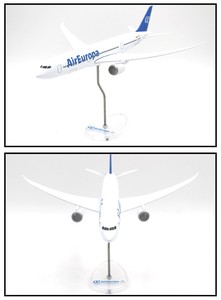 大型旅客機モデル低MOQボーイングB787スペインヨーロッパ航空30cmシミュレーション樹脂ABSピア航空機モデル