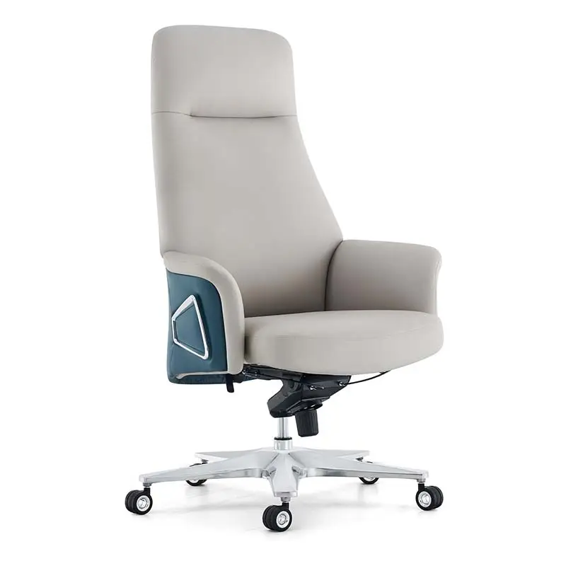 Boss sedie da ufficio in vera pelle di lusso girevole manager sedia da ufficio moderna in pelle direzionale grande e alta
