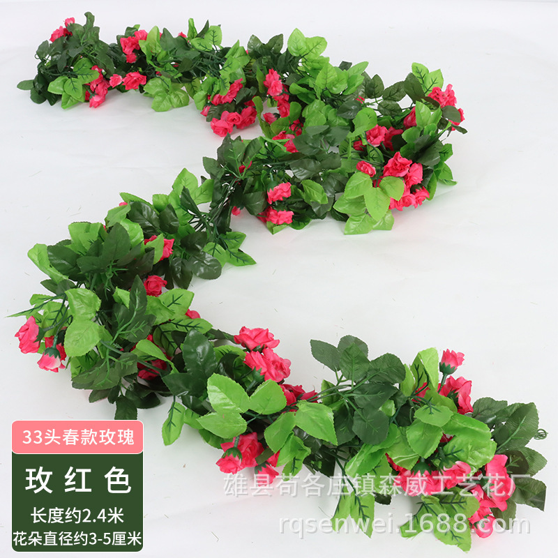 สไตล์ฤดูใบไม้ผลิ, เถาวัลย์กุหลาบ 33 เส้น, สีแดงกุหลาบ