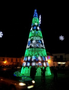 屋外プロモーション魅力的な巨大なLEDクリスマスツリーLEDクリスマスツリー - Product Image 1