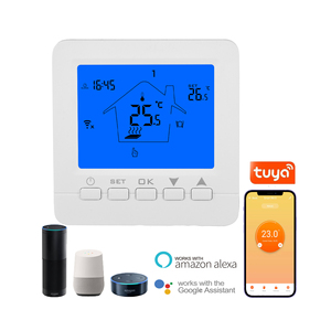 Termostato digital programable para calefacción de suelo, controlador de temperatura inteligente para habitación, wifi, modbus, HY02B05 - Product Image 1
