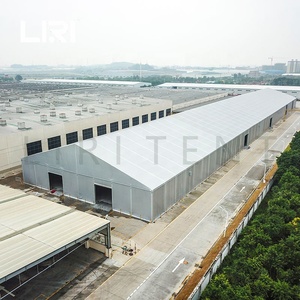 20x50m PVC אלומיניום דלת מוסך זמני מחסן תעשייתי אחסון אוהל