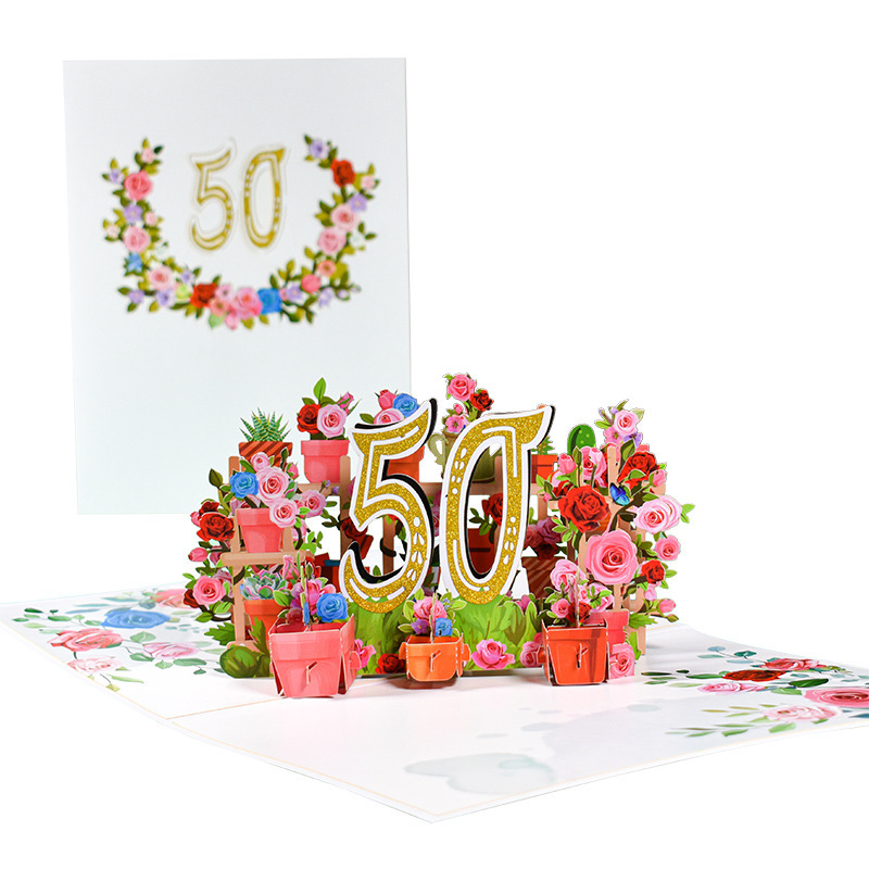 Biglietto Pop-Up per il 50° Anniversario