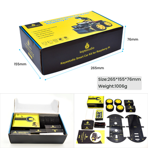 Keyes tudio Raspberry Pi 4B Roboter Smart Car Kit Himbeer Pi Roboter für Raspberry Pi 4GB 8GB