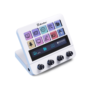 Teclado AI directo de fábrica N4 Stream Dock HUB función Software personalizable 10 teclas LCD 1 PANTALLA TÁCTIL 4 perillas - Product Image 1