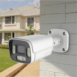 4MP IP POE Cámara Detección de movimiento Cámara al aire libre Full Colorvu con lente de audio de 2,8mm - Product Image 1