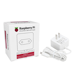 Original <strong>Raspberry</strong> <strong>Pi</strong> 12.5W Micro USB <strong>Power</strong> Supply 5.1V/2.5A DC Output <strong>Power</strong> Adapter for <strong>Raspberry</strong> <strong>Pi</strong> Zero2W/3B/3B+