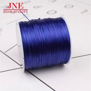 Cuentas de hilo de filamento Plano Resistente al desgaste Cuerda elástica Línea de torre de color Cristal hecho a mano - Product Image 4