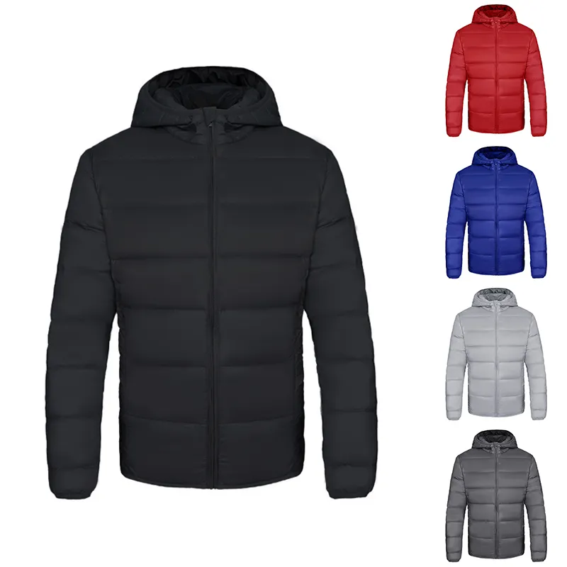 Best Seller stilista loghi personalizzati giacca Casual 4xl plus size cappotto cerniera giacca imbottita inverno esterno per abbigliamento uomo