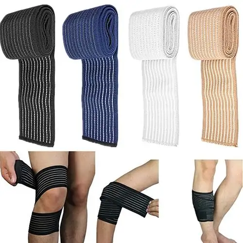 Vendaje elástico de compresión Adhesivo Deportes Rodillera Cinta para articulaciones Gimnasio Tobillo Soporte Protector Muñeca Pantorrilla Muslo Correa Cinta