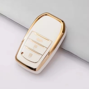 Toyota Prius Corolla Verso için lüks araba anahtarı durum 2-Button uzaktan kumandalı anahtar kapak uyumlu RAV4 Land Cruiser Avalon modelleri - Product Image 3