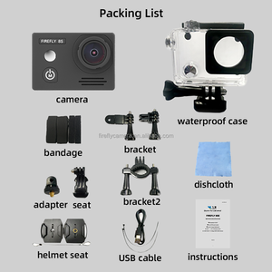工場カスタマイズスポーツカメラ2.0 EIS 4k Wideangle 12MP。MP4ビデオフォーマットWiFi制御旅行ポータブルアクションカメラ