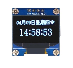 ESP8266 ESP 12F ESP-12F Display OLED da 0.96 pollici modulo orologio WiFi previsioni del tempo interfaccia IIC I2C Micro USB 5V per fai da te - Product Image 3