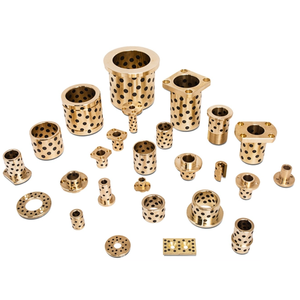 Bujes JDB autolubricantes Capacidad de carga pesada Cojinete de grafito de bronce para excavadora Maquinaria de construcción Cobre Bronce - Product Image 1