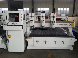 1325 1625 3/4 husillo independiente CNC tallado enrutador máquina de grabado multicabezales CE certificado núcleo incluyendo Bomba De Motor - Product Image 2
