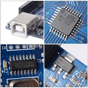 CH340G UNO R3 original verbesserte Platine kompatibel mit Arduino-Steuerung ATmega328P Single Machine Die Block - Product Image 4