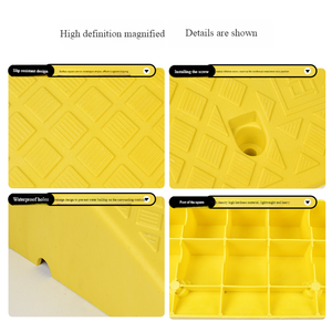 Factory <strong>Direct</strong> Durable Plastic Kerb <strong>Ramp</strong> for Pedestrian Crossing Safe Intersections at Busy Locations - Product Image 2