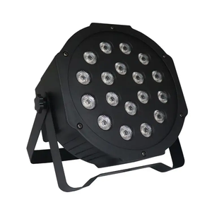 RGBW 4 in 1 düz 18 adet X 3W Led Lar işık DMX512 kontrol modeli renk efekti disko sahne müzik parti DJ kulübü için hediye kutusu ile - Product Image 1