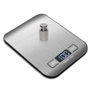 <strong>LCD</strong> <strong>Display</strong> Food Kitchen <strong>Scale</strong> Multifunctional 10kg Weight Grams Ounces Stainless Steel Digital Weighing Kitchen <strong>Scale</strong> - Product Image 5