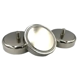Manufacturer Cheap Selling Powerful <strong>Permanent</strong> Fishing Magnetic Pot N35 Cup Holder Neodymium <strong>Magnet</strong> With Internal Thread