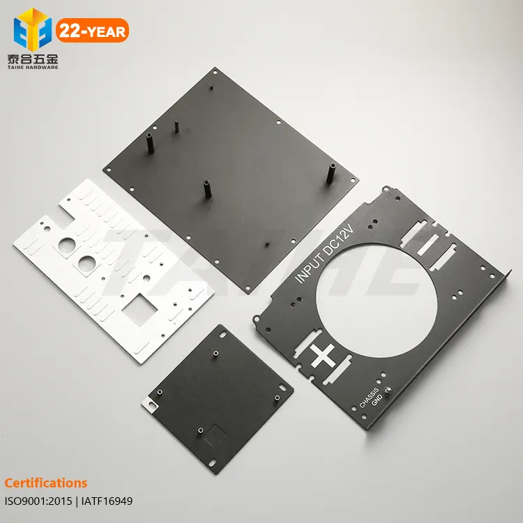 Caja de paneles de control eléctrico de estampado de precisión personalizada