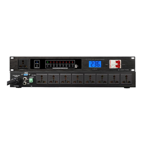 专业音频智能8通道功率音序器，带Rs232，用于舞台/扩音系统 - Product Image 1