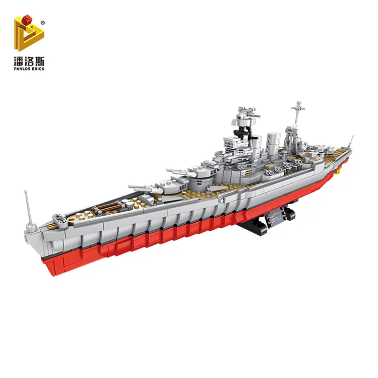 HW Hood Battleship bloques de construcción militares ensamblar juguetes educativos