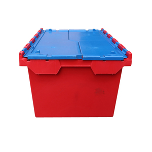 Standard <strong>Size</strong> <strong>Stackable</strong> and Foldable HDPE Plastic Pallet Box <strong>Crate</strong> for Sale - Product Image 3