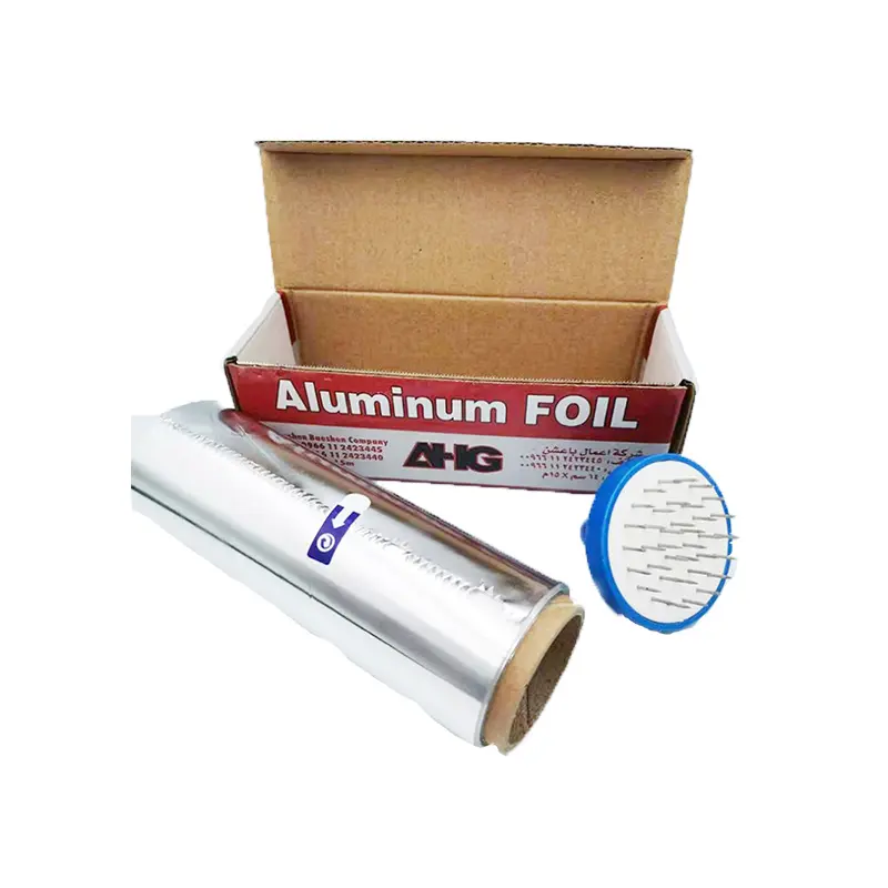 2023 Venta caliente 30 micrones 40mic slivery Hookah Shisha Foil en relieve papel de aluminio carbón Hookah foil