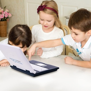 130 Funktionen Kinder Spanisch und Englisch Lernsprache Spielzeug Intelligente Kinder Laptop Lernmaschine mit Maus