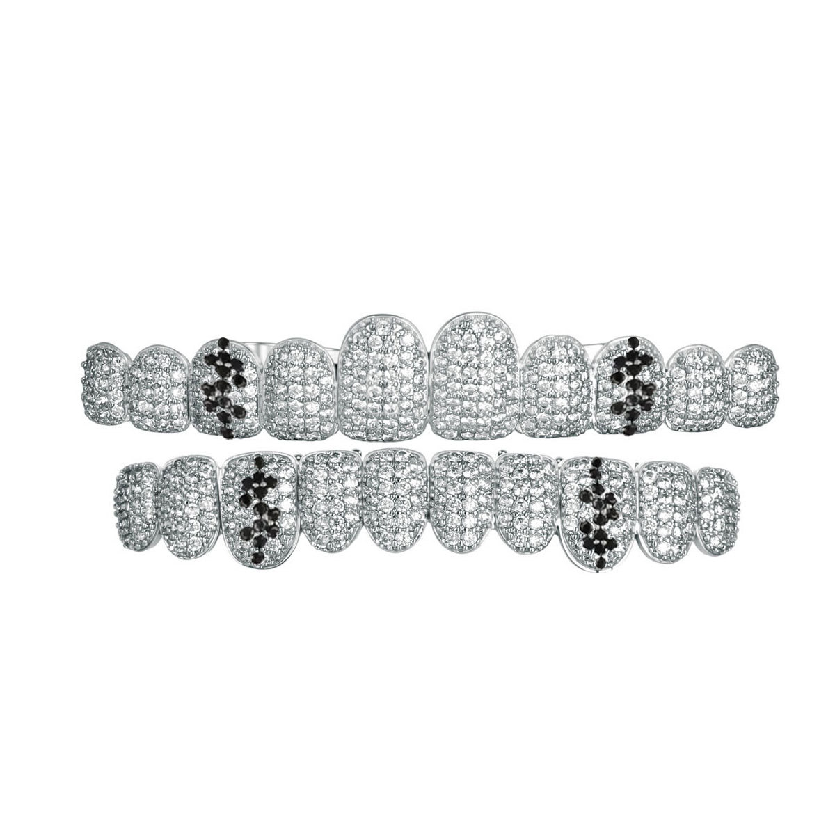 Silver dollar sign (upper and lower teeth) boxed