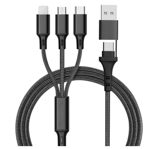 4 <strong>in</strong> <strong>1</strong> Fast Charging Cable 3 <strong>in</strong> <strong>2</strong> Data USB Type-c Micro Charger Cable - Product Image 6