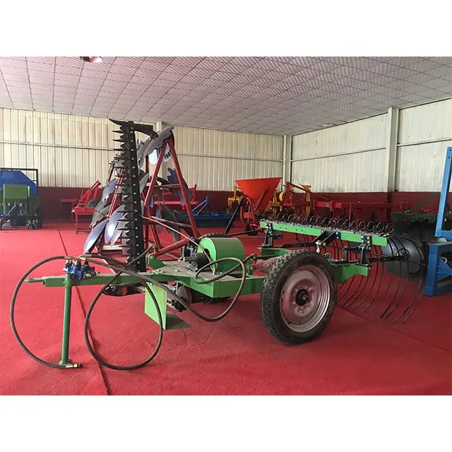 Factory direct tractor mounted lawn mower rake used in farming pastoral areas