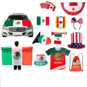 Wholesale Custom Flag and Novelty Football Jerseys Perfect <strong>Car</strong> Hood Cover Souvenirs Gift Set for Thanksgiving Events - Product Image 1