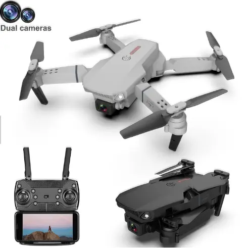 Dropshipping E88 Pro Drone Caméra 4k avec 3 Batteries Color Box Professional Quadcopter FPV Remote Control Drone