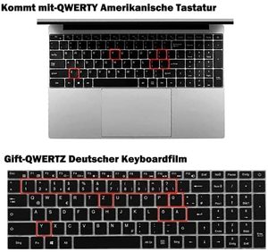 High Quality I3 I5 I7 J4125 8GB Ram 15.6 Inch Laptop with Japanese German Italian Spanish French Keyboard System