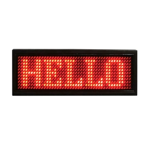 Display a LED ricaricabile funzione di scorrimento multilingue per uso interno-per segno/nome distintivo/Tag messaggio Poster digitale OEM - Product Image 2