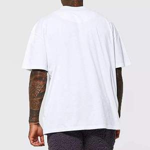 Özel erkek Mock boyun T-Shirt % 100% pamuk ağır lüks damla omuz artı boyutu boy <span class=keywords><strong>Fit</strong></span>