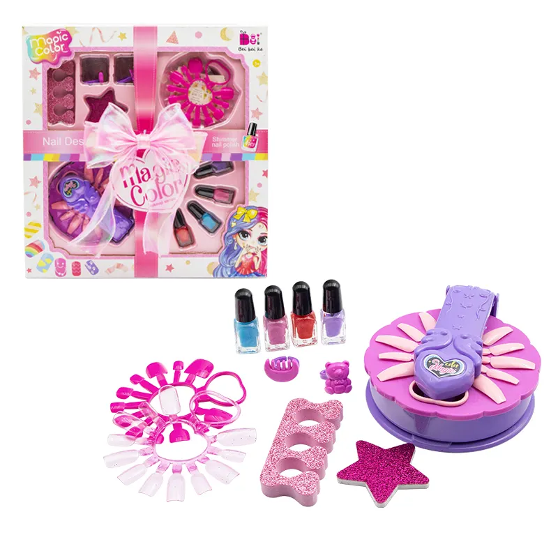 Kinder Nail Art Kit für Mädchen Nagellack kreative Spielzeuge für Kinder