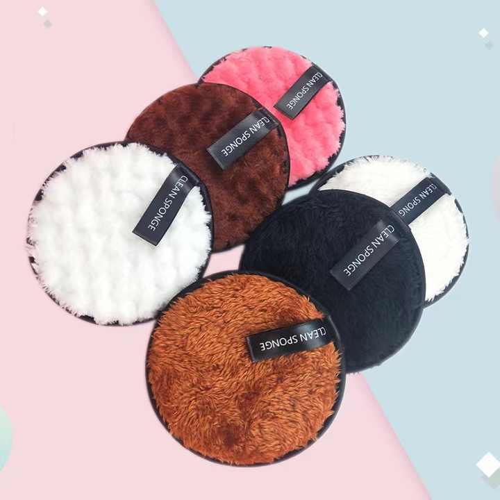 Hot Sell Herbruikbare Microfiber Make-Up Verwijderaar Doek Reiniging Gezicht Wasbare Make-Up Remover Pads