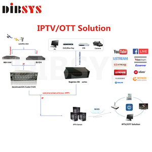Professionelle satellite ird ,h265 h.264 ip zu ip transcoder und multiscreen h.264 hd encoder für iptv /ott lösung