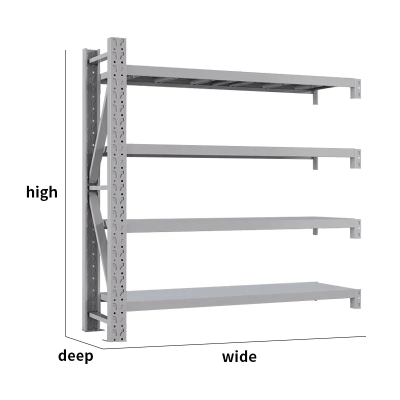 गर्म उत्पाद व्यापक रूप से प्रयुक्त धातु रैक अनुकूलन गोदाम भंडारण स्टील लाइट ड्यूटी स्पैन रैक